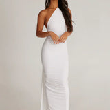 Isabella - Open Back Maxi Dress