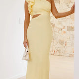 Blaire - One-Shoulder Cutout Maxi Dress