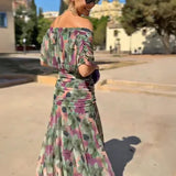 Valentina | V-neck Maxi Dress