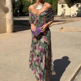 Valentina | V-neck Maxi Dress