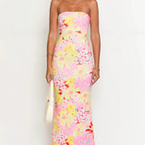 Arizona - Floral Mesh Maxi Dress