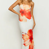 Arizona - Floral Mesh Maxi Dress