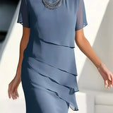 Pamela | Elegant Layered Dress