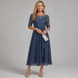 Zaria Lace Midi Dress Effortless Elegance