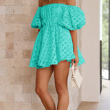 Evie - Puff Sleeve Mini Dress