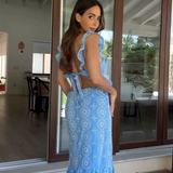 Camila | Ruffled Maxi Dress