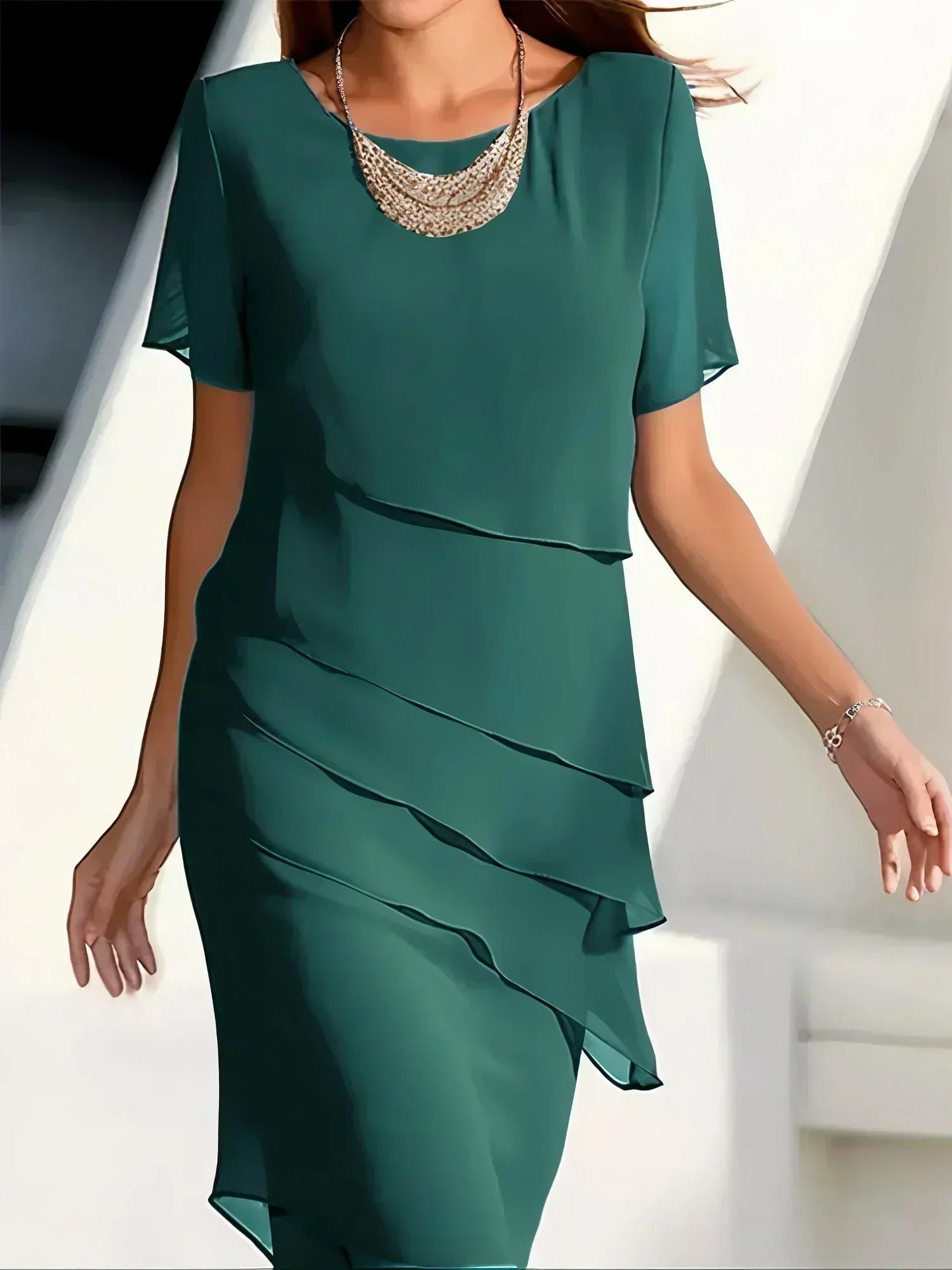 Pamela | Elegant Layered Dress