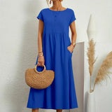 Gabrielle | Flowing Midi Dress with Timeless Elegance