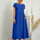 Gabrielle | Flowing Midi Dress with Timeless Elegance