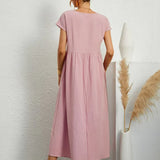 Gabrielle | Flowing Midi Dress with Timeless Elegance