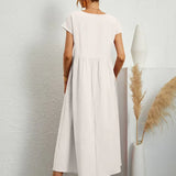 Gabrielle | Flowing Midi Dress with Timeless Elegance
