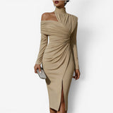 Queenie | Wrap Midi Dress