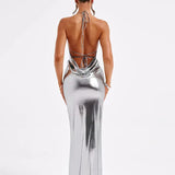 Hayden™ | Metallic maxi dress