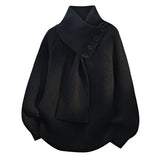 Arielle - Cozy Scarf-Neck Sweater