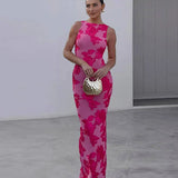 Alora - Elegant Floral Maxi Dress