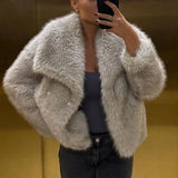 Aurora Luxe Faux Fur Coat