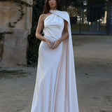 Adaline - Timeless Cape Maxi Dress