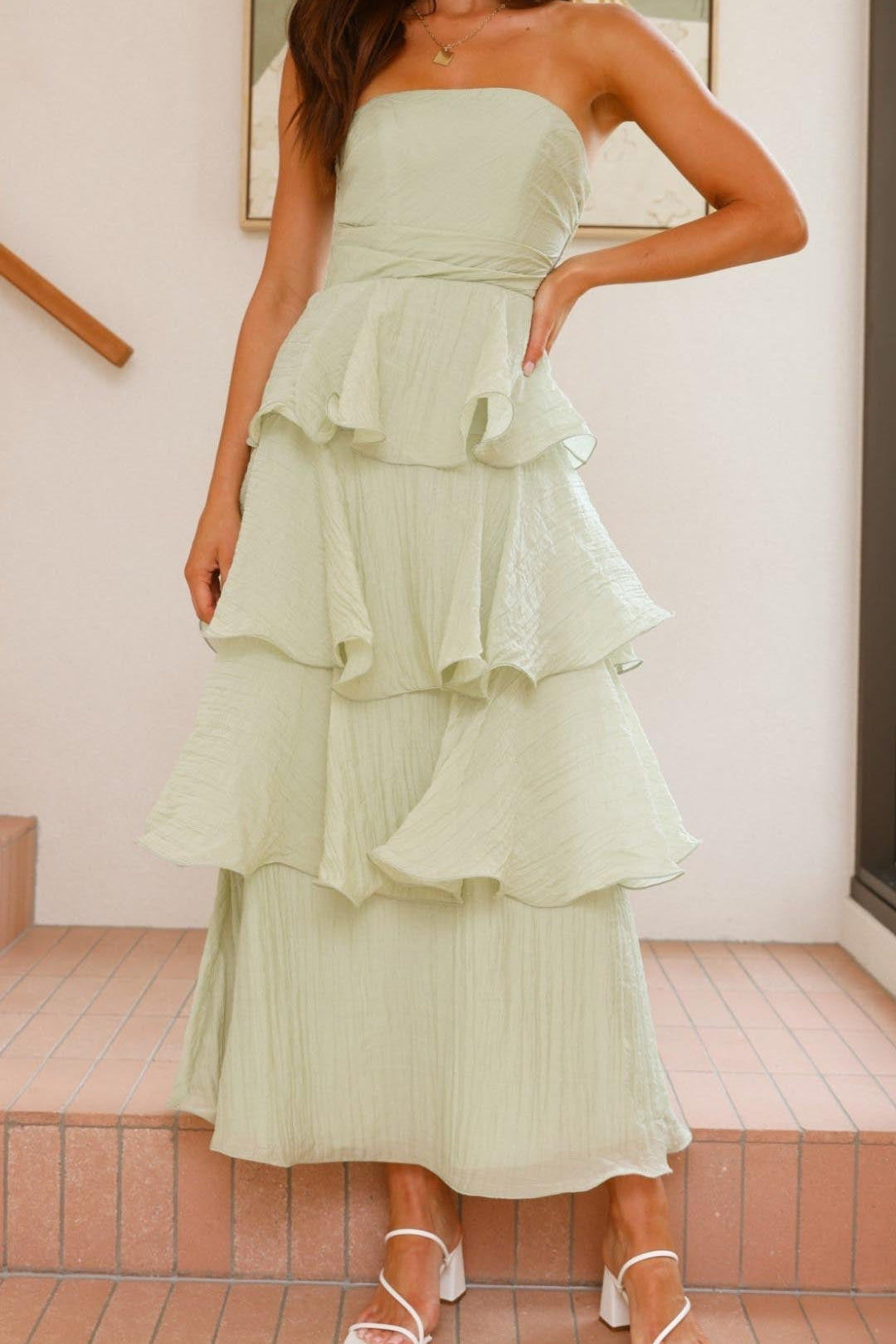 Kate - Tiered Ruffle Maxi Dress