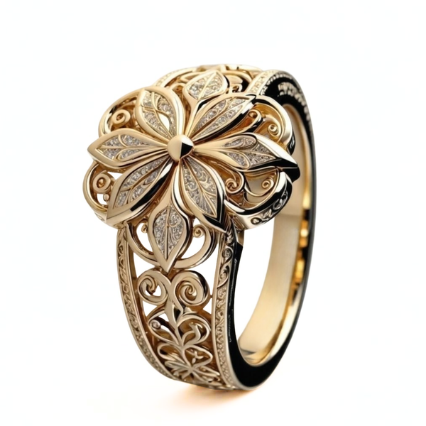 Zirconia Bloom Ring