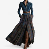 Fouziha | Elegant belt dress